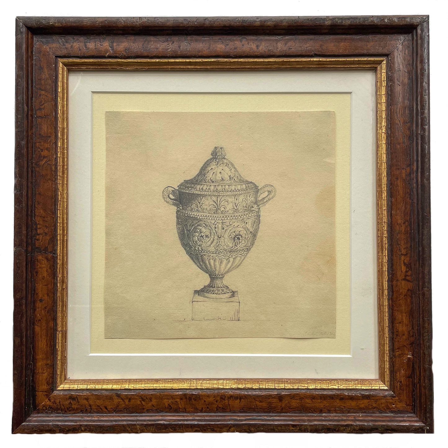 19th Century Renaissance Style Urn Drawing